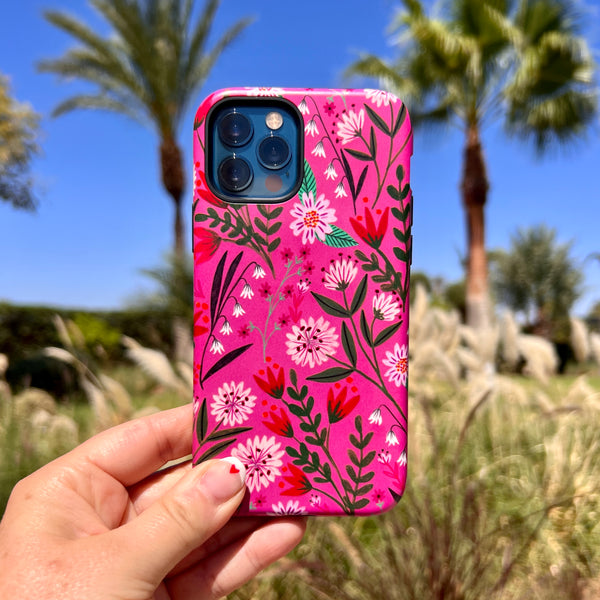 iPhone Tough Case - Pink Sunset By Lee Foster Wilson