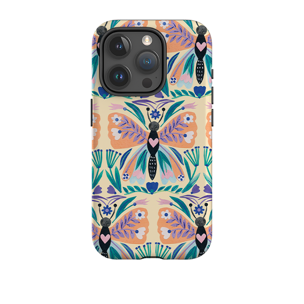 iPhone Tough Case - All Over Butterfly By Tracey English