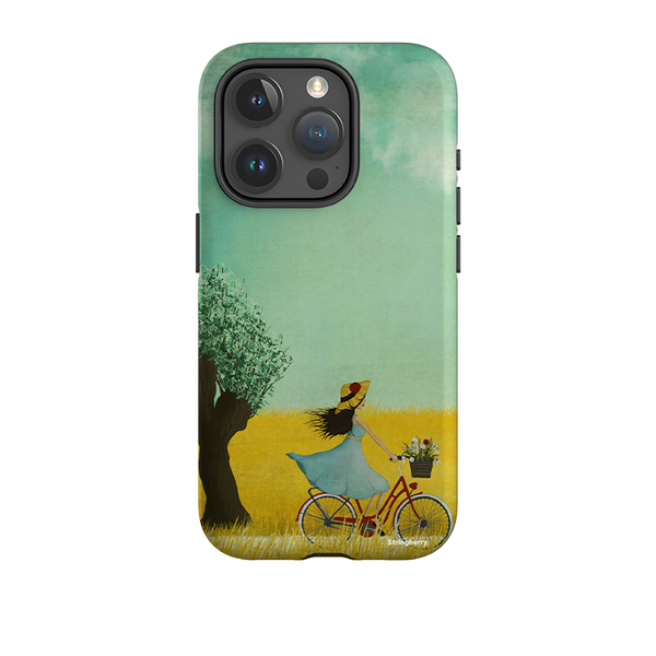 iPhone Tough Case - Bike Ride By Maja Lindberg