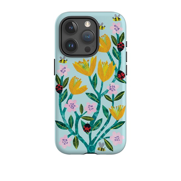 iPhone Tough Case - Blossoms And Ladybirds By Tracey English