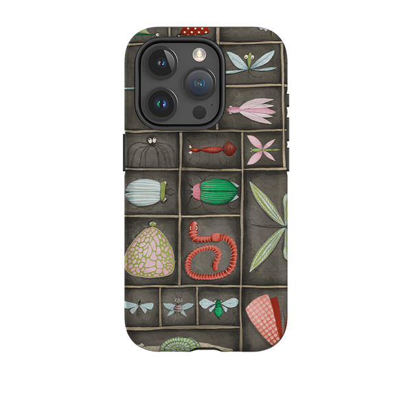 iPhone Tough Case - Cabinet Of Bugs By Maja Lindberg