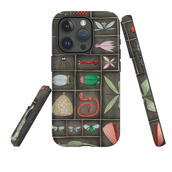 iPhone Tough Case - Cabinet Of Bugs By Maja Lindberg