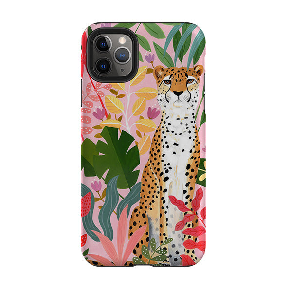 iPhone Tough Case - Cheetah Jungle By Bex Parkin