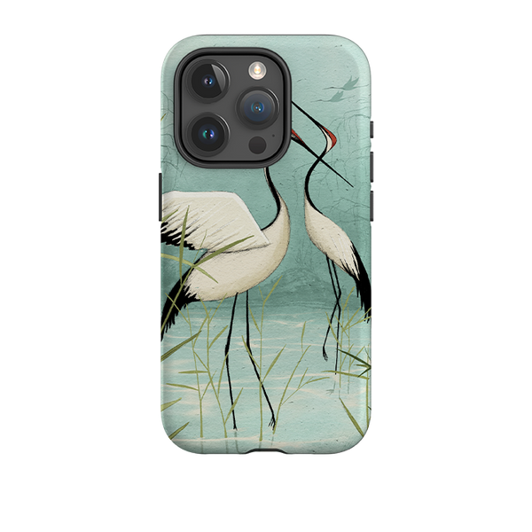 iPhone Tough Case - Cranes By Maja Lindberg