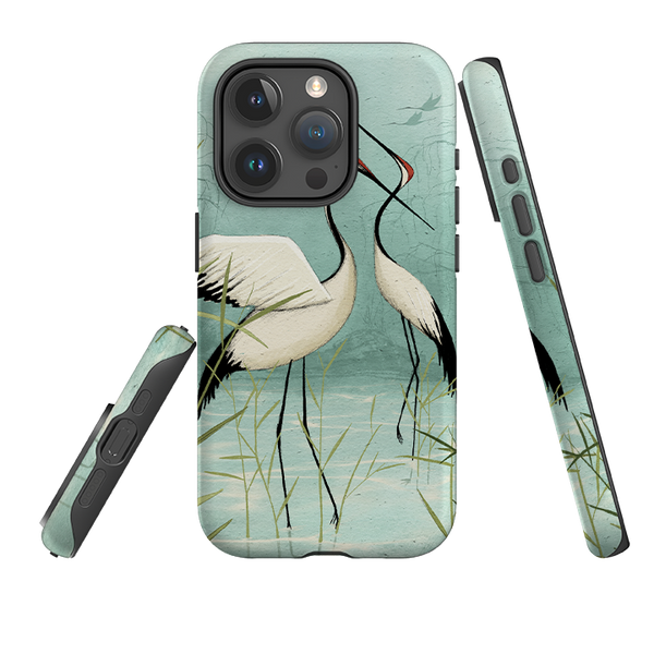 iPhone Tough Case - Cranes By Maja Lindberg
