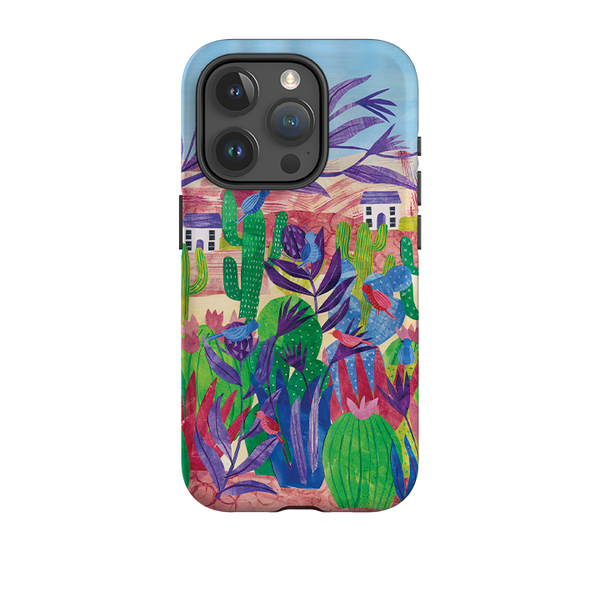 iPhone Tough Case - Desert Cactus By Tracey English