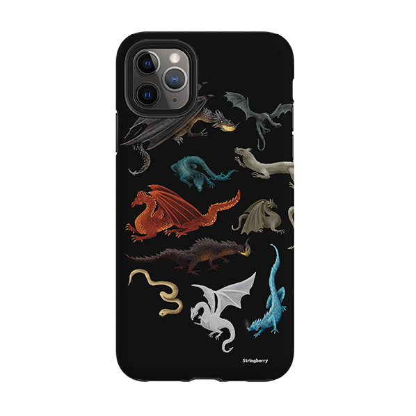 iPhone Tough Case - Dragons, Wyverns, Wyrms By Anna Stead