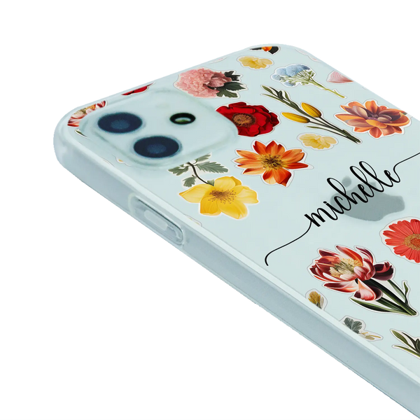 Flower Stickers - Custom iPhone Case