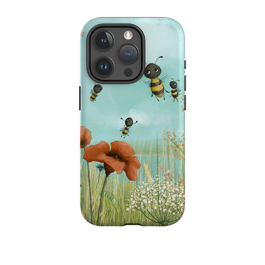 iPhone Tough Case - Flower Field By Maja Lindberg