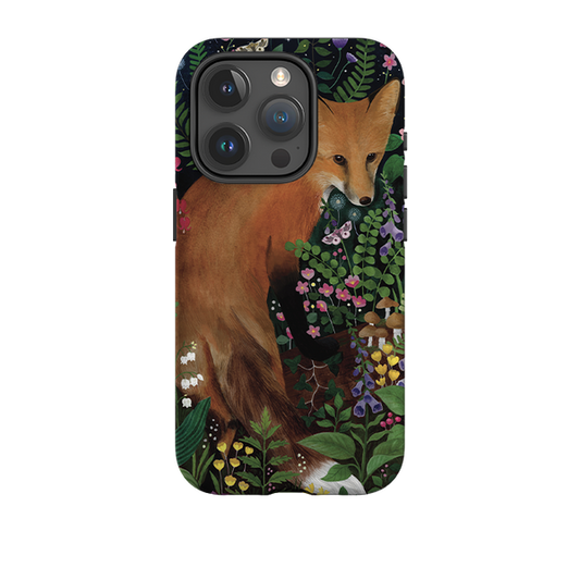 iPhone Tough Case - Fox At Night By Bex Parkin