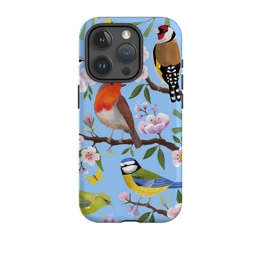 iPhone Tough Case - Garden Birds By Bex Parkin