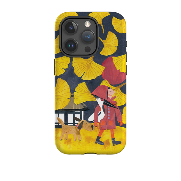 iPhone Tough Case - Ginko Leaves By Tracey English