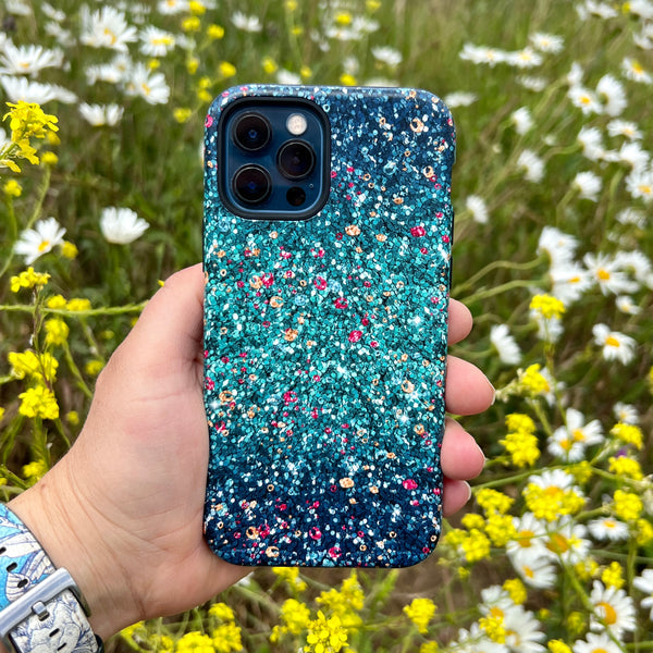 iPhone Tough Case - Butterfly Comet (case does not glitter)