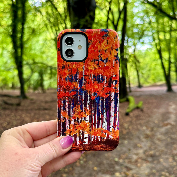 iPhone Tough Case - Falls In The Air By Linda Calvert Jacobson