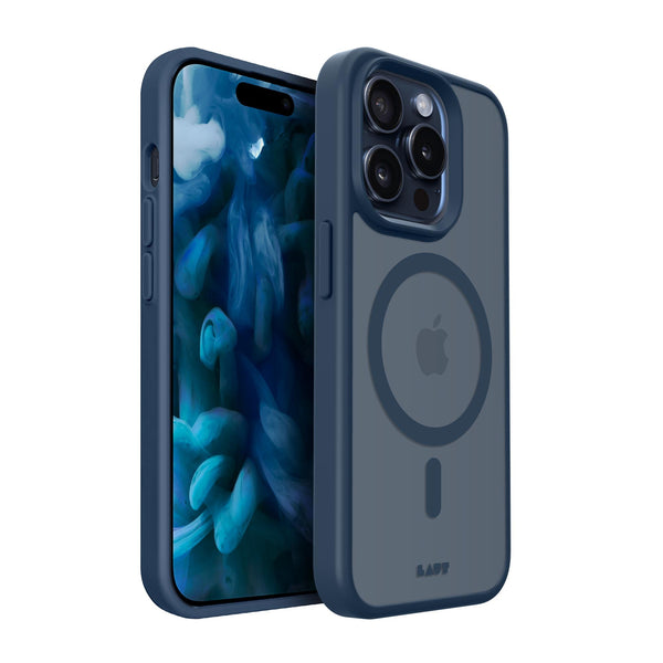 HUEX PROTECT case for iPhone 15 Series - DARK BLUE