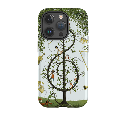 iPhone Tough Case - Music Tree By Maja Lindberg