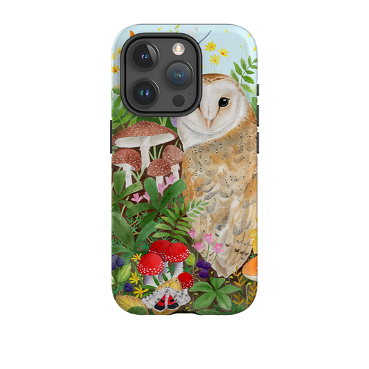 iPhone Tough Case - Owl Garden By Bex Parkin