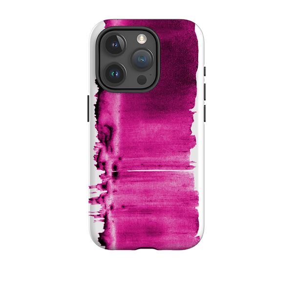 iPhone Tough Case - Pink Ink By Kitty Joseph