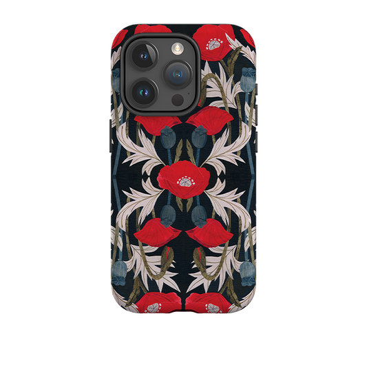 iPhone Tough Case - Poppy By Tracey English