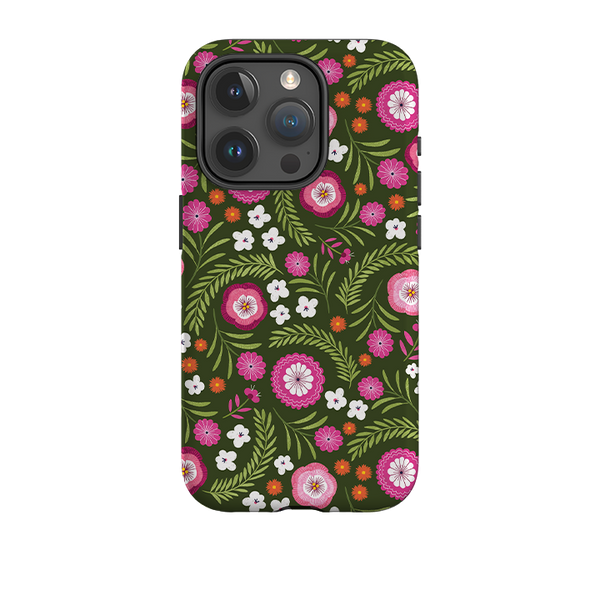 iPhone Tough Case - Posy Garden II By Ali Brookes