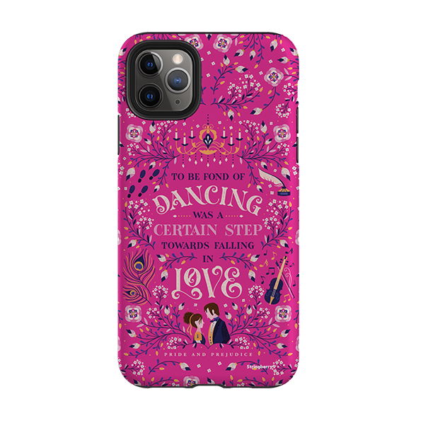 iPhone Tough Case - Pride And Prejudice Pink By Jenny Zemanek