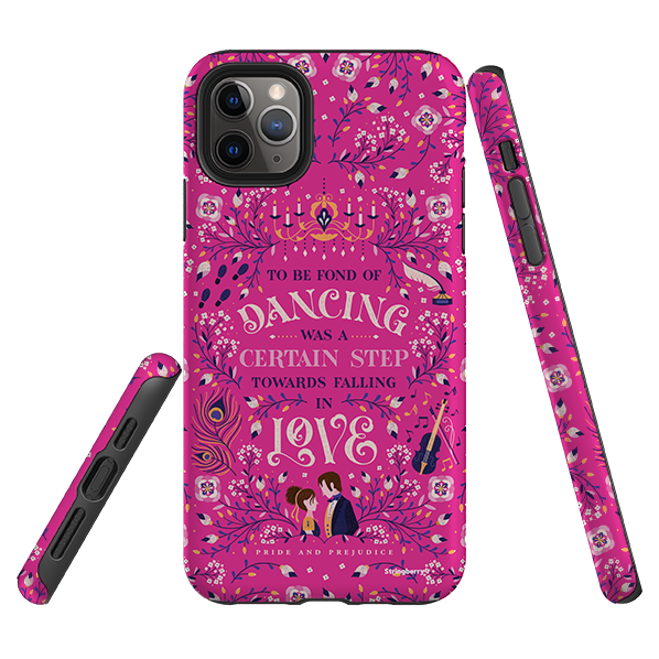 iPhone Tough Case - Pride And Prejudice Pink By Jenny Zemanek