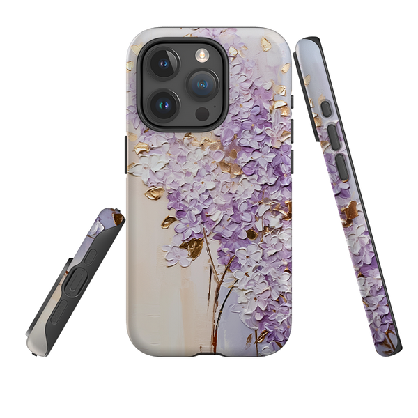 iPhone Tough Case - Purple Floral