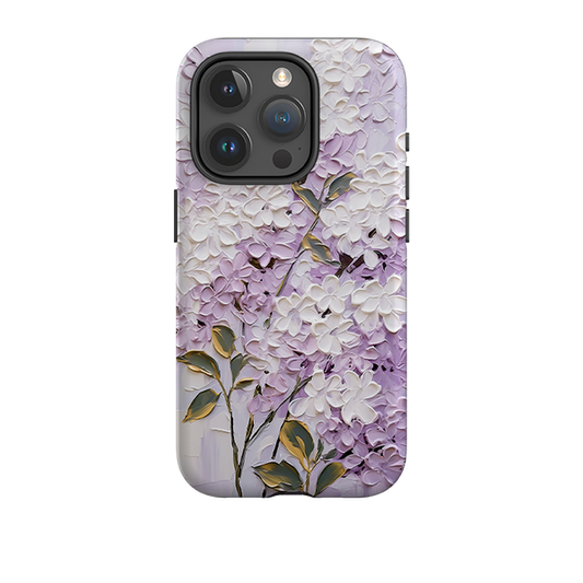 iPhone Tough Case - Purple Floral II
