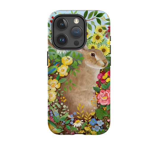 iPhone Tough Case - Rabbit Garden By Bex Parkin