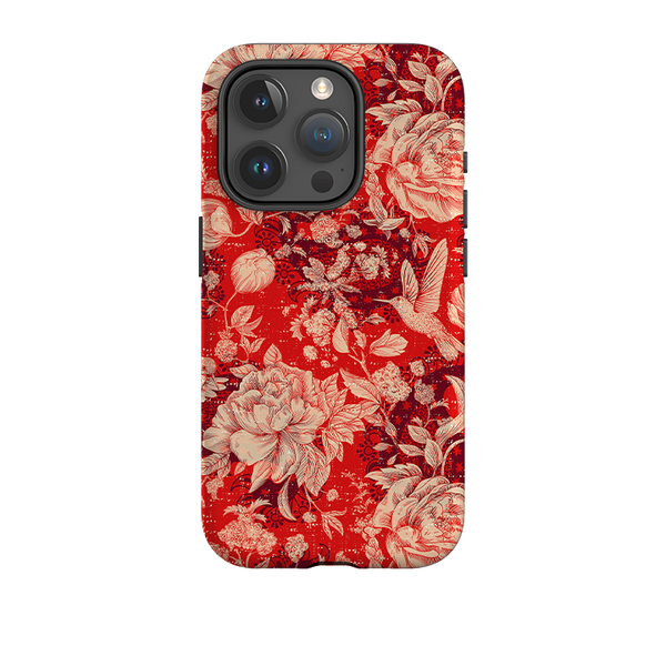 iPhone Tough Case - Red Peonies