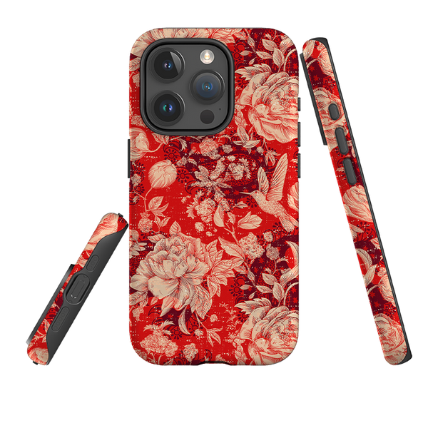 iPhone Tough Case - Red Peonies