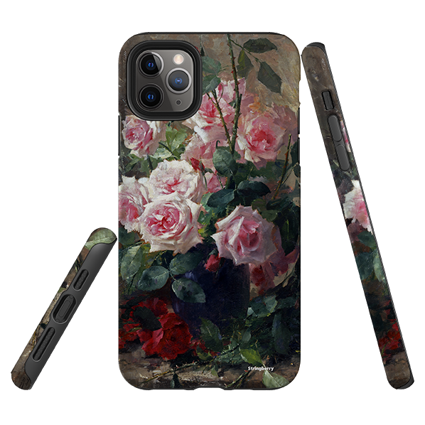 iPhone Tough Case - Rose Floral By Heritage