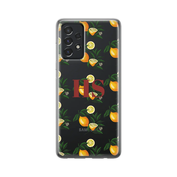Lemon pattern - Custom Galaxy A Case