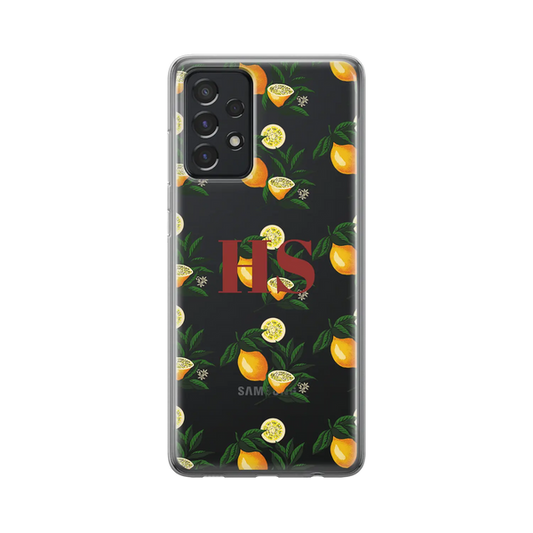Lemon pattern - Custom Galaxy A Case