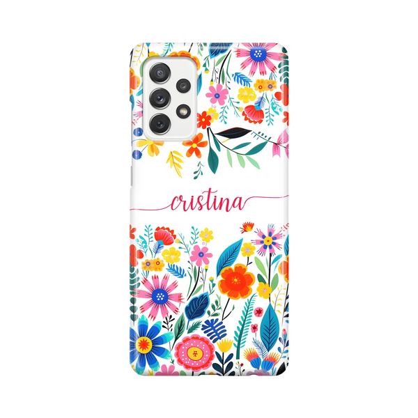 Happy Flowers - Custom Galaxy A case