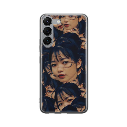 Overlapping Face - Custom Galaxy S Case