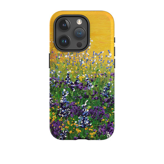 iPhone Tough Case - Sunshine Meadow By Linda Calvert Jacobson