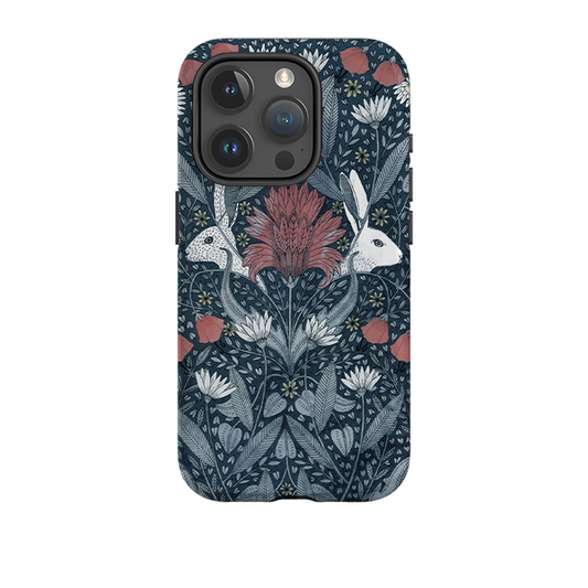 iPhone Tough Case - Two Rabbits By Maria Matos