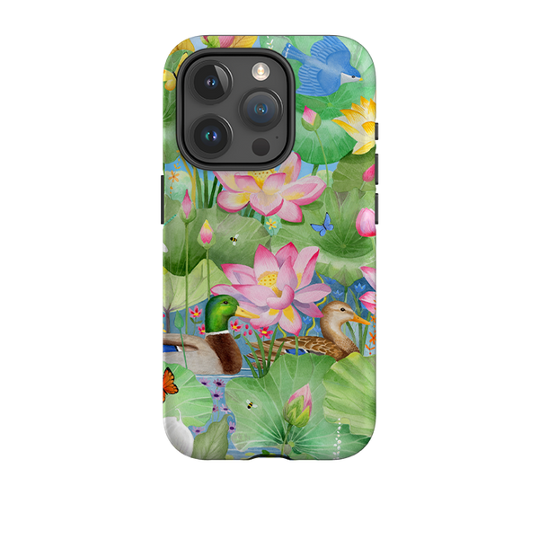 iPhone Tough Case - Waterlily Pond By Bex Parkin