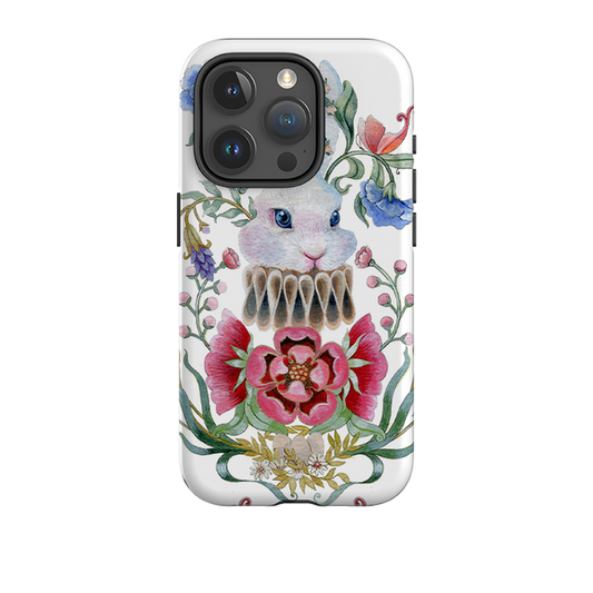 iPhone Tough Case - White Rabbit By Maria Matos