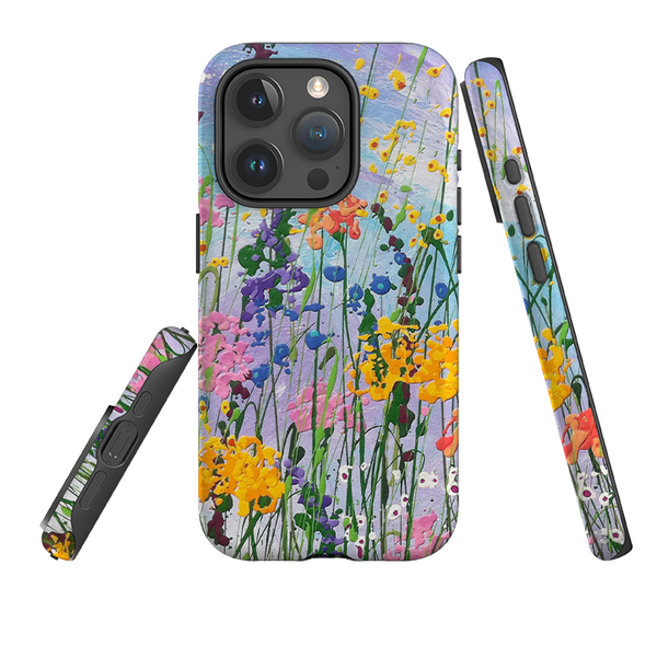 iPhone Tough Case - Wildflowers At Play By Linda Calvert Jacobson