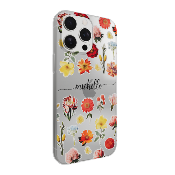 Flower Stickers - Custom iPhone Case
