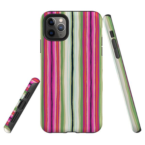 iPhone Tough Case - Atelier Stripe Windflower By Sarah Campbell