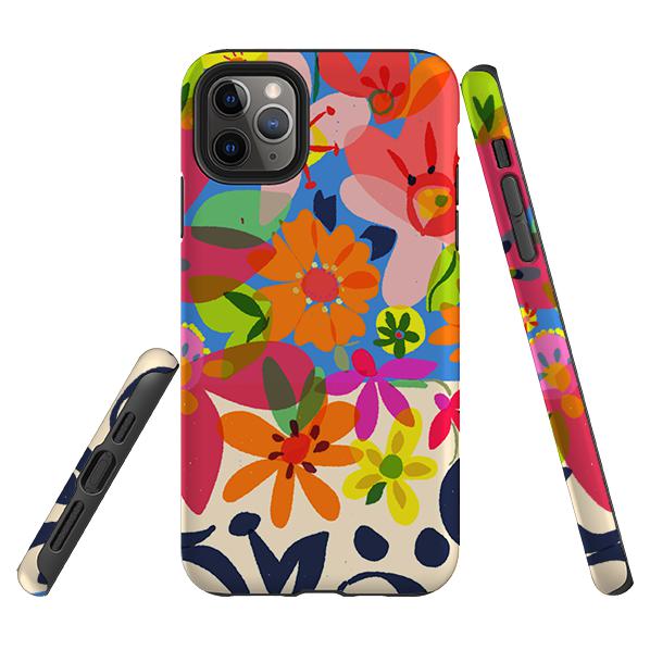 iPhone Tough Case - Beautiful Blooms By Sarah Campbell