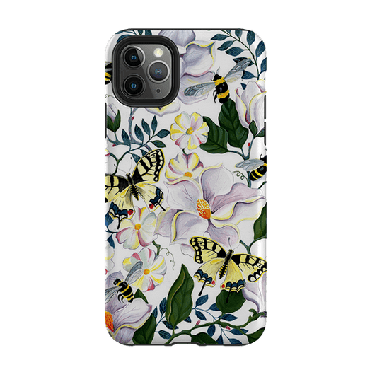 iPhone Tough Case - Bees And Magnolia By Bex Parkin