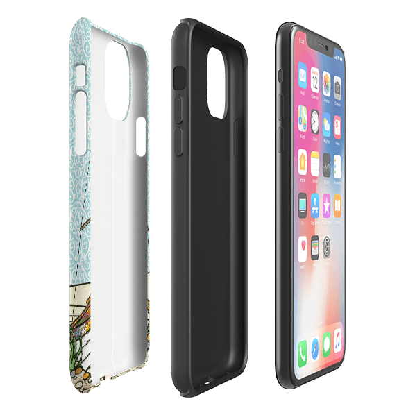 iPhone Tough Case - Boats At Rest By Amelia Bowman