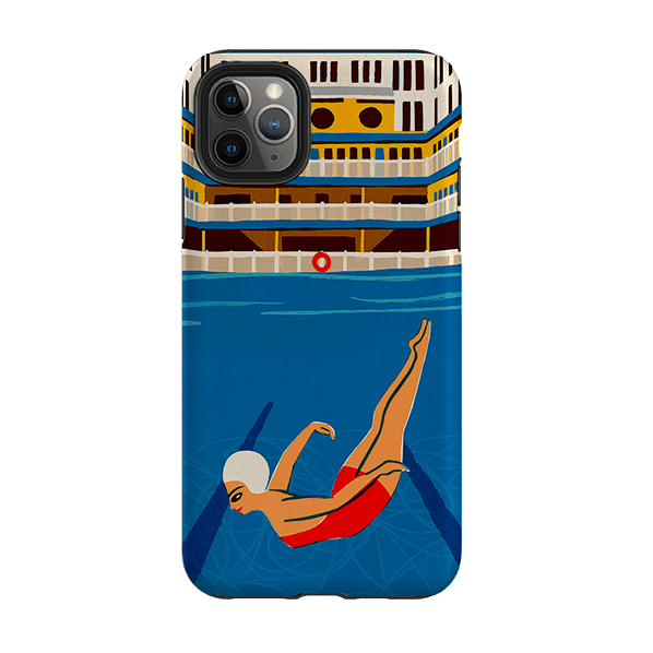 iPhone Tough Case - Piscine Molitor By Paul Thurlby