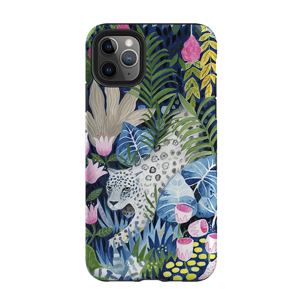 iPhone Tough Case - Prowling Leopard By Bex Parkin