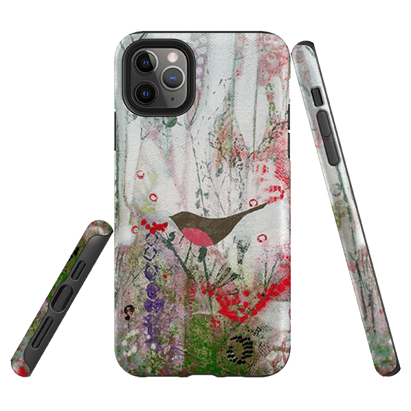 iPhone Tough Case - Robin And Berries By Tiffany Lynch
