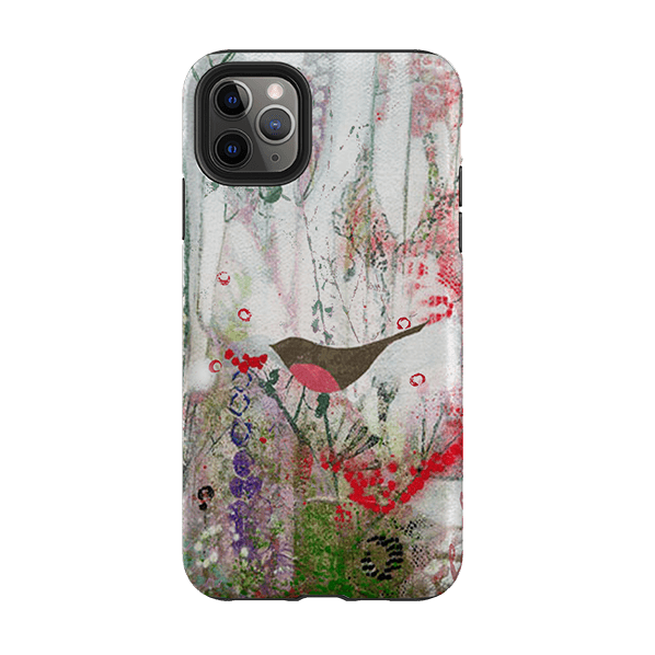 iPhone Tough Case - Robin And Berries By Tiffany Lynch